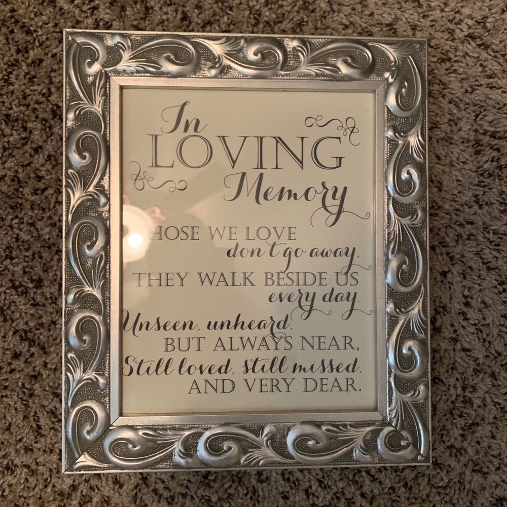 In Loving Memory Sign
